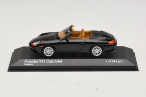 Porsche 911 996 Cabriolet Sort Metallic Minichamps 1:43 400061090 Metal