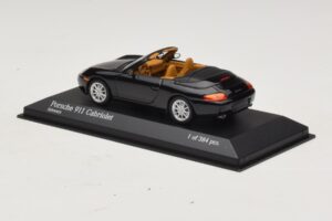 Porsche 911 996 Cabriolet Sort Metallic Minichamps 1:43 400061090 Metal — billede 3 af 4