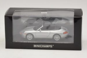 Porsche 911 996 Cabriolet Sølv Metallic Minichamps 1:43 400061091 Metal — billede 4 af 4
