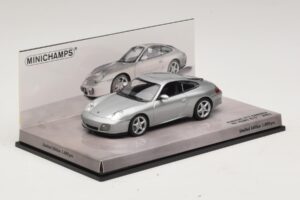 Porsche 911 996 Carrera 40-Års Jubilæum Sølv Minichamps 1:43 436061070 Metal — billede 2 af 5