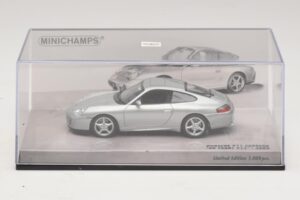Porsche 911 996 Carrera 40-Års Jubilæum Sølv Minichamps 1:43 436061070 Metal — billede 5 af 5