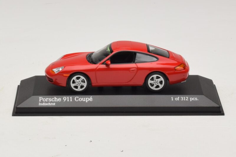 Porsche 911 996 Rød Minichamps 1:43 400061181 Metal
