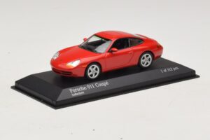 Porsche 911 996 Rød Minichamps 1:43 400061181 Metal — billede 2 af 4