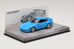 Porsche 911 996 Turbo S 3.6 Jubilæumsudgave Blå Minichamps 1:43 436069270 Metal — billede 2 af 5