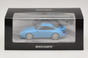 Porsche 911 996 Turbo S 3.6 Jubilæumsudgave Blå Minichamps 1:43 436069270 Metal — billede 5 af 5