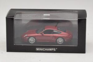 Porsche 911 997 Carrera 4S Red Metallic Minichamps 1:43 400066422 Metal — billede 4 af 4