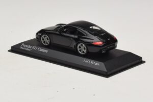 Porsche 911 997 Carrera Black Edition Minichamps 1:43 400066425 Metal — billede 3 af 4