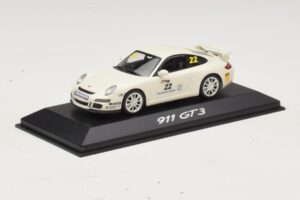 Porsche 911 997 GT3 #22 Hvid Minichamps 1:43 WAP020102016 Metal — billede 2 af 4