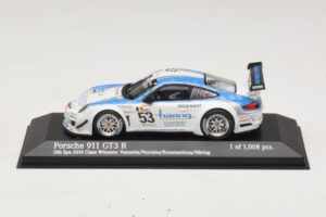 Porsche 911 997 GT3 R #53 Vannelet / Pyroles Class Winners 24 Hours of Spa 2010 Minichamps 1:43 400108953 Metal