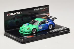 Porsche 911 997 GT3 R Falken #44 Nurburgring 2011 Minichamps 1:43 447116144 Metal — billede 2 af 5