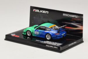 Porsche 911 997 GT3 R Falken #44 Nurburgring 2011 Minichamps 1:43 447116144 Metal — billede 3 af 5