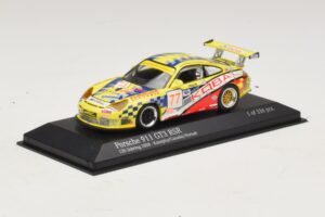 Porsche 911 997 GT3 RS #77 Konopka / Casadei 12 Hours of Sebring 2008 Minichamps 1:43 400086977 Metal — billede 2 af 4