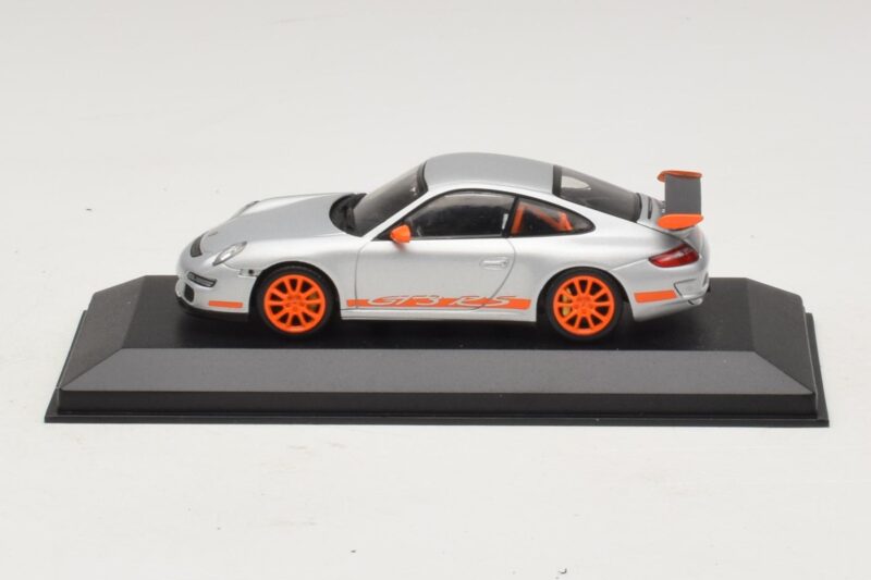 Porsche 911 997 GT3 RS Sølv Orange Minichamps 1:43 403066013 Metal