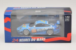 Porsche 911 997 GT3 RSR GT2 #77 M. Lieb / R. Lietz / W. Henzler 24 Hours of Le Mans 2010 Minichamps 1:43 410106977 Metal — billede 4 af 4