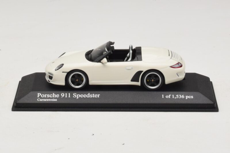 Porsche 911 997 Speedster Hvid Minichamps 1:43 Porsche 911 997 Speedster Hvid Minichamps 1:43 400069531 Metal