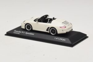 Porsche 911 997 Speedster Hvid Minichamps 1:43 400069531 Metal — billede 3 af 4