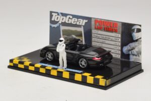 Porsche 911 997 Turbo Cabriolet Sort Top Gear Edition Minichamps 1:43 519436930 Metal — billede 3 af 5