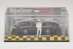 Porsche 911 997 Turbo Cabriolet Sort Top Gear Edition Minichamps 1:43 519436930 Metal — billede 4 af 5