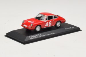 Porsche 911 S #46 Cahier / Killy Class Winners Targa Florio 1967 Minichamps 1:43 430676746 Metal — billede 2 af 4