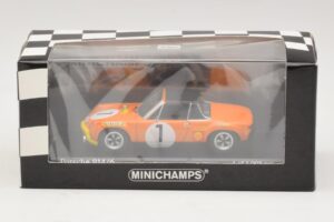 Porsche 914/6 #1 G. Larrousse / H. Marko Winners Marathon de la Route 1970 Minichamps 1:43 400706501 Metal — billede 4 af 4