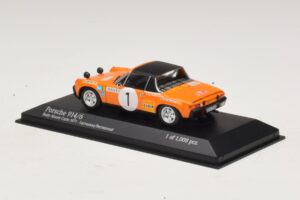 Porsche 914/6 #1 G. Larrousse / J-C. Perramond Rally Monte Carlo 1971 Minichamps 1:43 400716501 Metal — billede 3 af 4