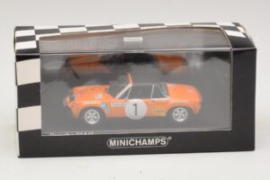 Porsche 914/6 #1 G. Larrousse / J-C. Perramond Rally Monte Carlo 1971 Minichamps 1:43 400716501 Metal — billede 4 af 4