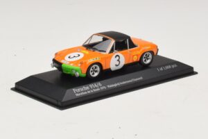 Porsche 914/6 #3 B. Waldegard / O. Andersson Marathon de la Route 1970 Minichamps 1:43 400706503 Metal — billede 2 af 4