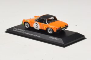 Porsche 914/6 #3 B. Waldegard / O. Andersson Marathon de la Route 1970 Minichamps 1:43 400706503 Metal — billede 3 af 4