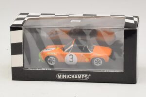 Porsche 914/6 #3 B. Waldegard / O. Andersson Marathon de la Route 1970 Minichamps 1:43 400706503 Metal — billede 4 af 4