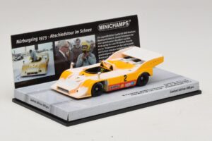 Porsche 917/10 #2 W. Kauhsen Farewell In The Snow Nurburgring 1973 Minichamps 1:43 437736592 Metal — billede 2 af 5