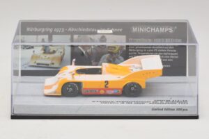 Porsche 917/10 #2 W. Kauhsen Farewell In The Snow Nurburgring 1973 Minichamps 1:43 437736592 Metal — billede 4 af 5