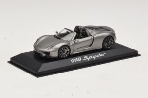Porsche 918 Spyder Grå Metallic Minichamps 1:43 WAP0201000E Metal — billede 2 af 4