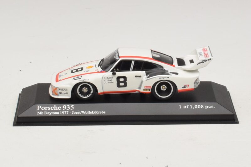 Porsche 935 Kremer Racing #8 R. Joest / B. Wollek 24 Hours of Daytona 1977 Minichamps 1:43 400776308 Metal