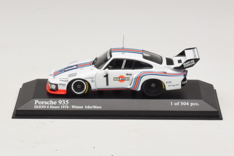 Porsche 935 Martini Racing #1 R. Stommelen / M. Schurti Winner Dijon 6 Hours 1976 Minichamps 1:43 400766311 Metal
