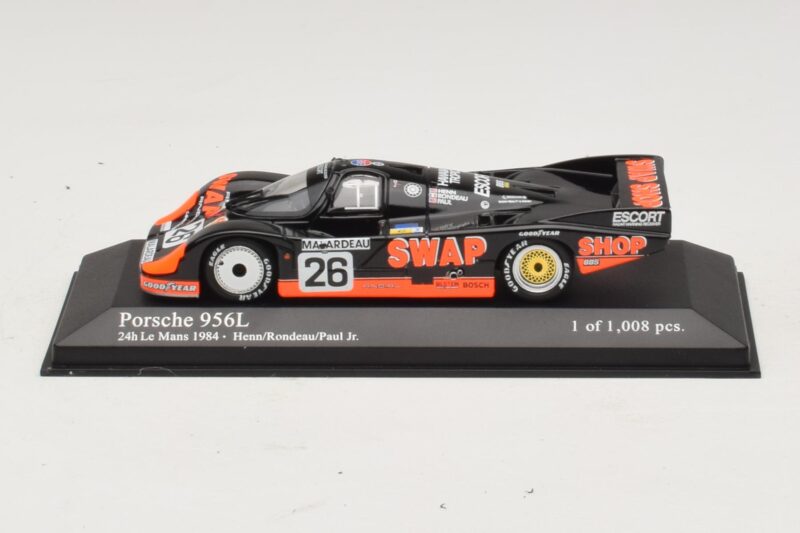 Porsche 956L #26 T-Bird Swap Shop P. Henn / J. Rondeau 24 Hours of Le Mans 1984 Minichamps 1:43 430846526 Metal