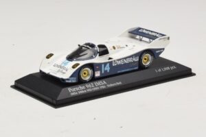 Porsche 962 IMSA #14 A. Holbert / D. Bell Mid-Ohio 500km 1986 Minichamps 1:43 400866514 Metal — billede 2 af 4
