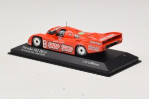 Porsche 962 IMSA #8 A.J. Foyt / B. Wollek 12 Hours of Sebring 1985 Minichamps 1:43 400856508 Metal — billede 3 af 4