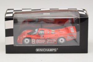 Porsche 962 IMSA #8 A.J. Foyt / B. Wollek 12 Hours of Sebring 1985 Minichamps 1:43 400856508 Metal — billede 4 af 4