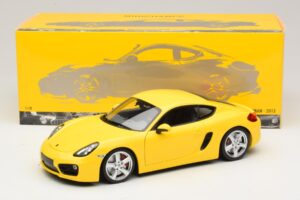 Porsche Cayman 981 Gul Minichamps 1:18 110062220 Metal — billede 8 af 8