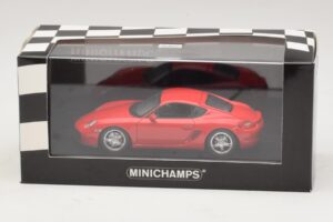 Porsche Cayman 987 S Rød Minichamps 1:43 400065620 Metal — billede 4 af 4