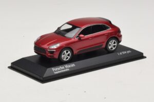 Porsche Macan 95B Rød Metallic Minichamps 1:43 410062600 Metal — billede 2 af 4