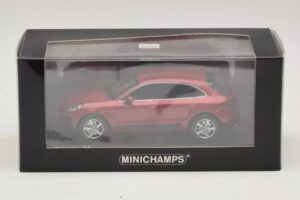 Porsche Macan 95B Rød Metallic Minichamps 1:43 410062600 Metal — billede 4 af 4