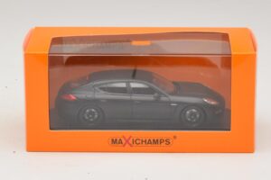 Porsche Panamera 970 Turbo Mat Sort Maxichamps 1:43 940062370 Metal — billede 4 af 4