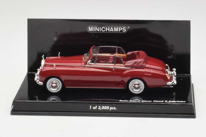 Rolls-Royce Silver Cloud II Cabriolet Rød Minichamps 1:43 436134930 Metal