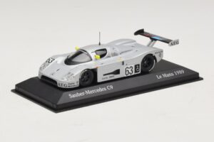 Sauber Mercedes C9 #63 J. Mass / M. Reuter / S. Dickens Winners 24 Hours of Le Mans 1989 Minichamps 1:43 B66041033 Metal — billede 2 af 5