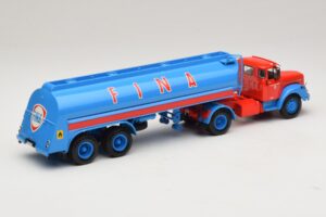 Scania L110S Tanksattelzug FINA Minichamps 1:43 499126970 Metal — billede 2 af 6