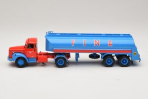 Scania L110S Tanksattelzug FINA Minichamps 1:43 499126970 Metal — billede 3 af 6