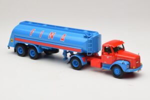 Scania L110S Tanksattelzug FINA Minichamps 1:43 499126970 Metal — billede 4 af 6