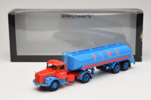 Scania L110S Tanksattelzug FINA Minichamps 1:43 499126970 Metal — billede 6 af 6