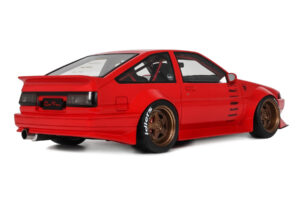 Toyota Sprinter Trueno AE86 Widebody Rosso Corsa Otto 1:18 OT1278 Resin — billede 2 af 5